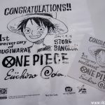 โปสการ์ดที่ระลึกจากโปรโมชั่น ONE PIECE MUGIWARA STORE BANGKOK